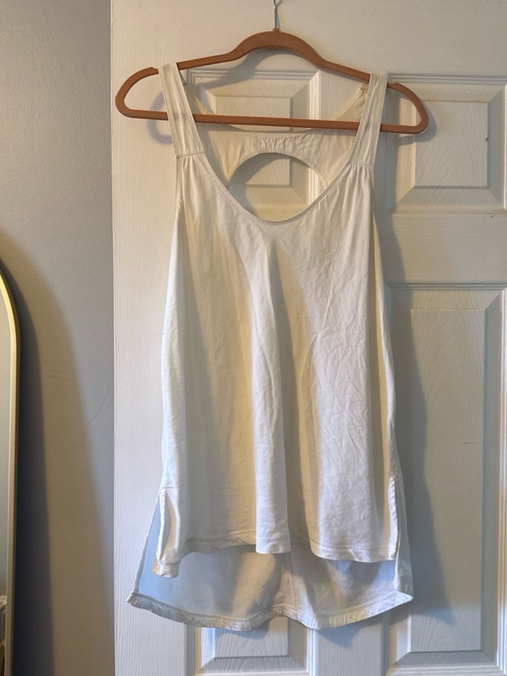 White Women’s Racerback Tank Top - Picture 2 of 2